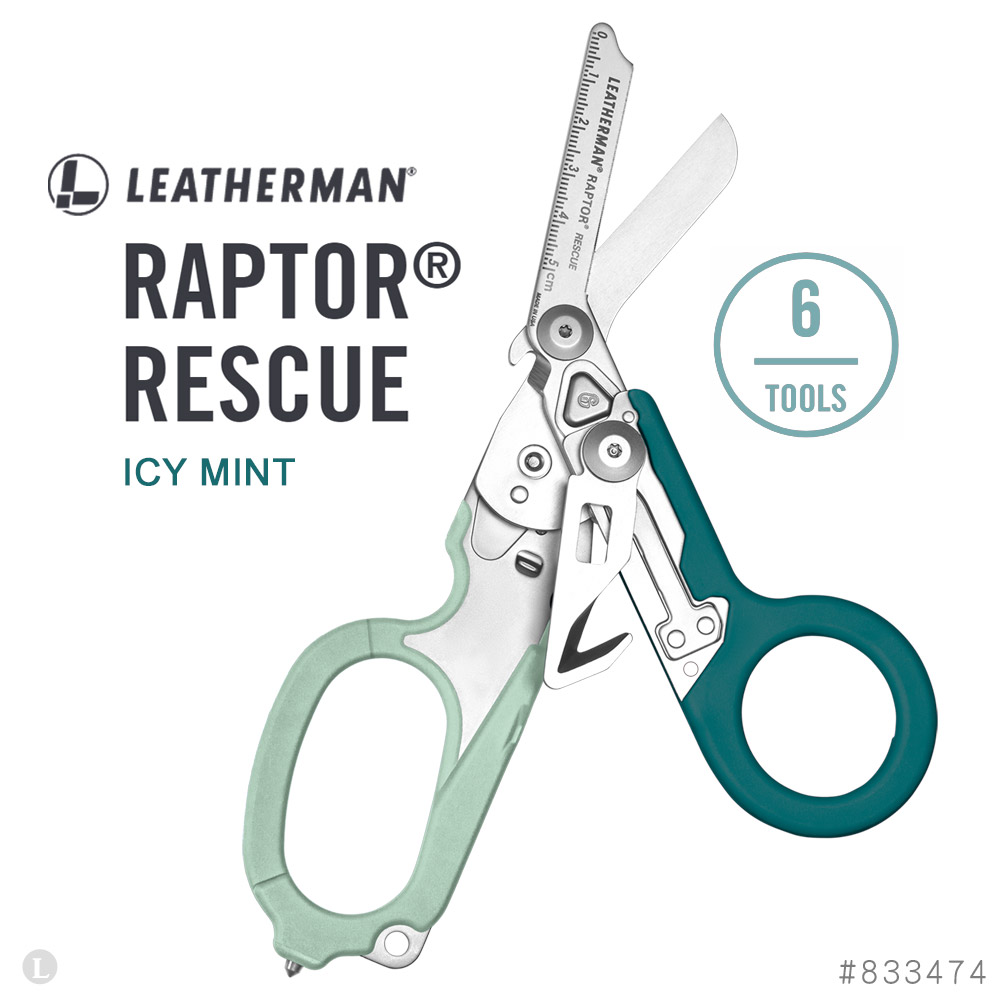 LEATHERMAN RAPTOR RESCUE 多功能工具剪/薄荷色 #833474