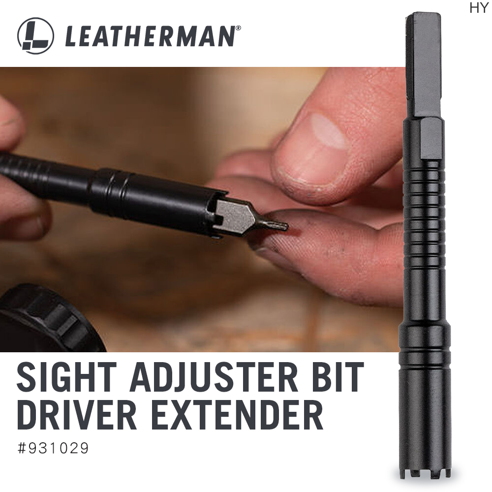 LEATHERMAN 準星調整器Bit Driver延伸桿/黑#931029