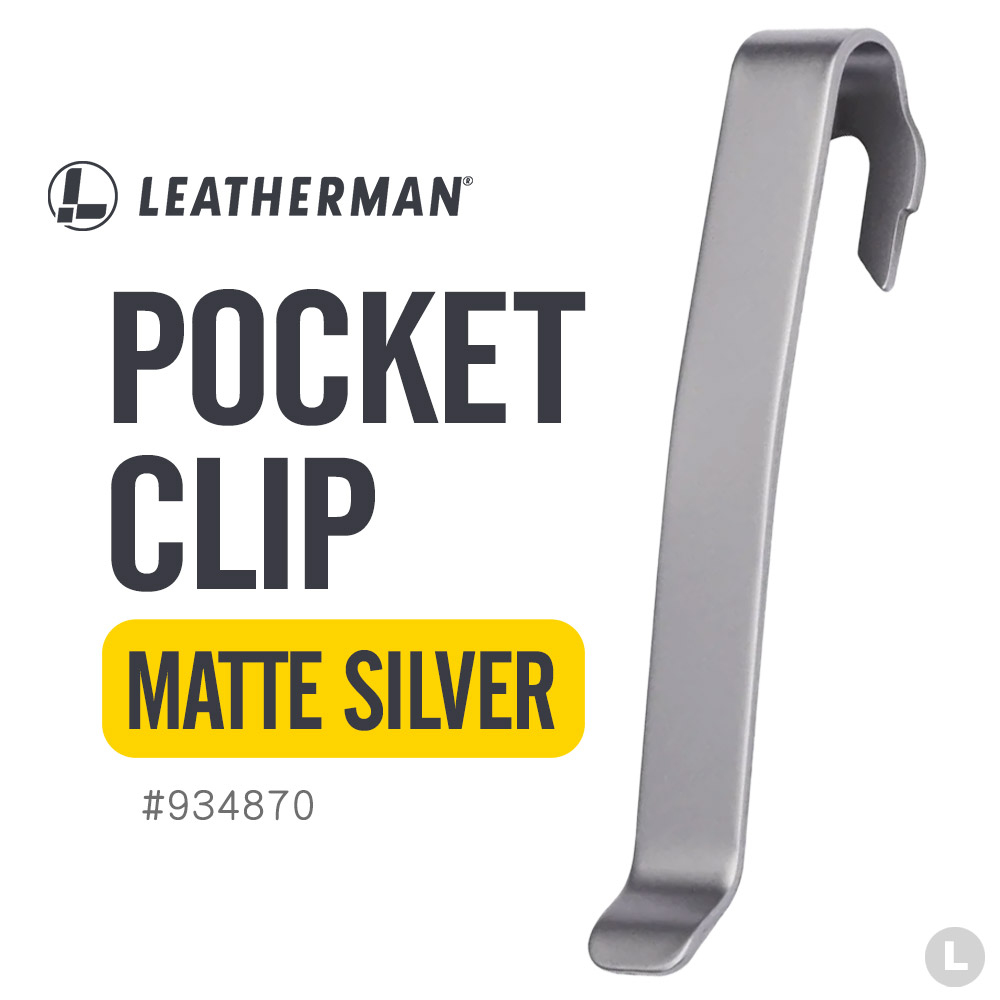 LEATHERMAN POCKET CLIP 可拆式背夾-霧銀色 #934870