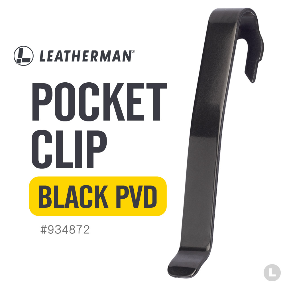 LEATHERMAN POCKET CLIP 可拆式背夾-PVD 黑色 #934872