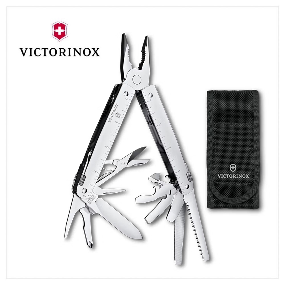 VICTORINOX 瑞士維氏 Swiss Tool MX 工具鉗 115mm/26用/銀(3.0327.MN)