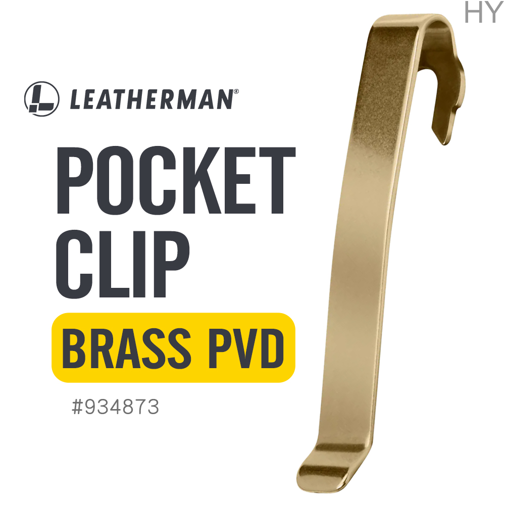 LEATHERMAN POCKET CLIP 可拆式背夾-PVD 黃銅色 #934873