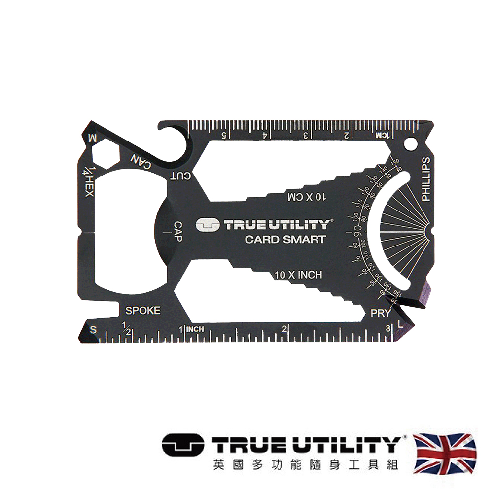 【TRUE UTILITY】英國多功能30合1聰明卡片工具CardSmart