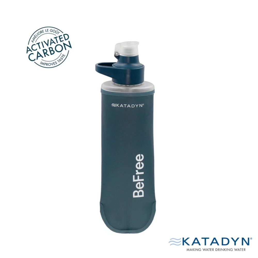 KATADYN 淨水設備 BeFree AC 個人隨身濾水器 0.5L 岩石藍 Slate Blue 8021401