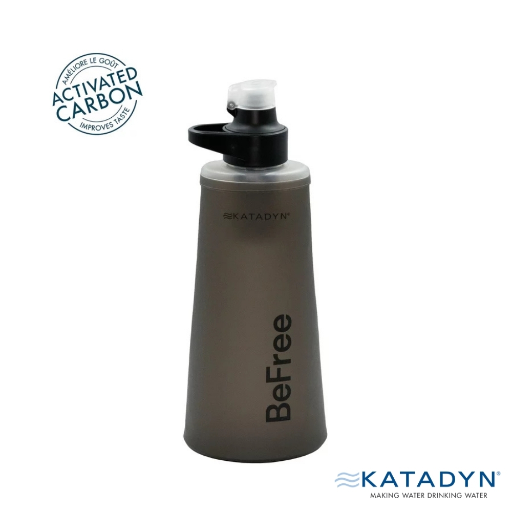 KATADYN 淨水設備 BeFree AC 個人隨身濾水器加厚款 1.0L 經典黑 Black 8021403