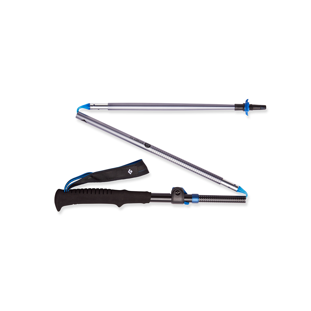 Black Diamond DISTANCE FLZ POLE 收折式輕量登山杖 120-140cm (單支販售) 錫灰