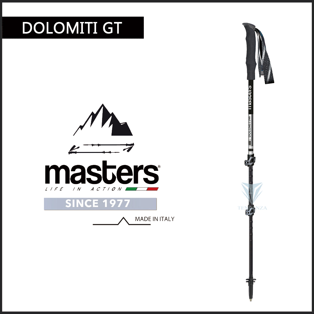 masters 好禮任選【義大利 】Dolomiti/GT輕量卡魯快拆 1入 - 黑