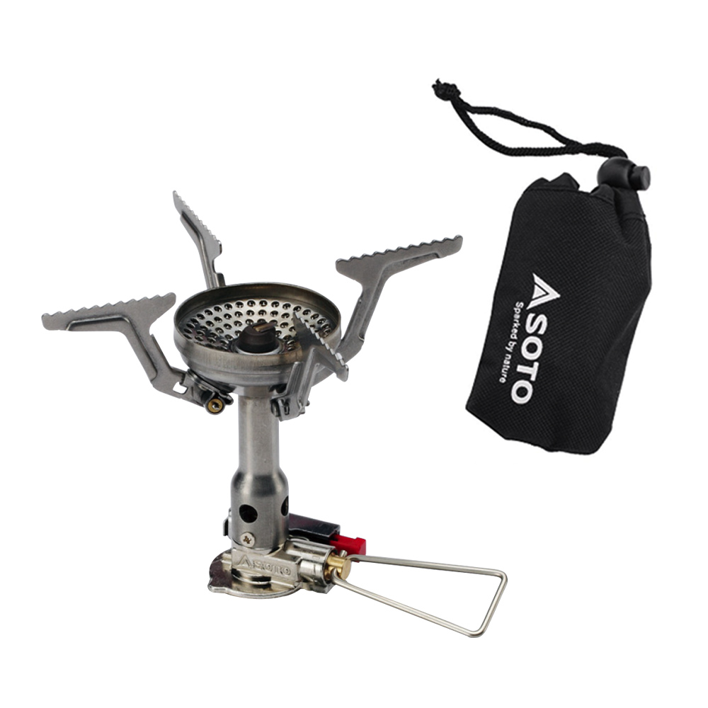 SOTO 日本 輕量化登山爐/攻頂瓦斯爐 SOD-320 電子點火 野營高山爐 露營野炊爐頭(其他規格)