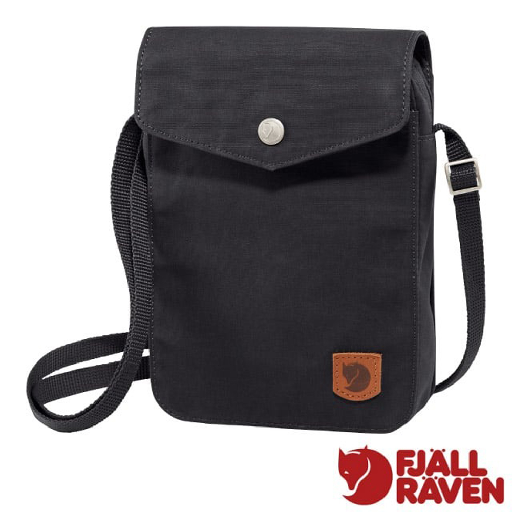 Fjallraven 小狐狸 Greenland Pocket 旅行隨身袋.側背包.斜背包.單肩包.腰包.臀包.護照包.證件錢包_23156-550 黑