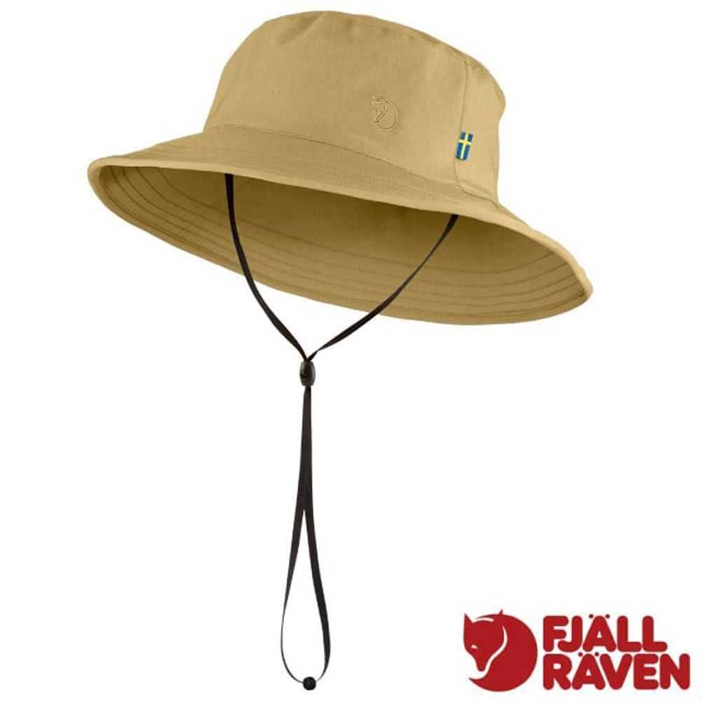 Fjallraven 小狐狸 Abisko Sun Hat 輕量快乾遮陽帽.防曬帽.中盤帽.圓盤帽/77406-196 沙丘褐