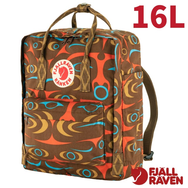 Fjallraven 小狐狸 小狐狸 Kånken Art 輕巧日用背包16L.書包.雙肩後背包.休閒背包.可拆式軟墊/23200255-967 凱盧茨