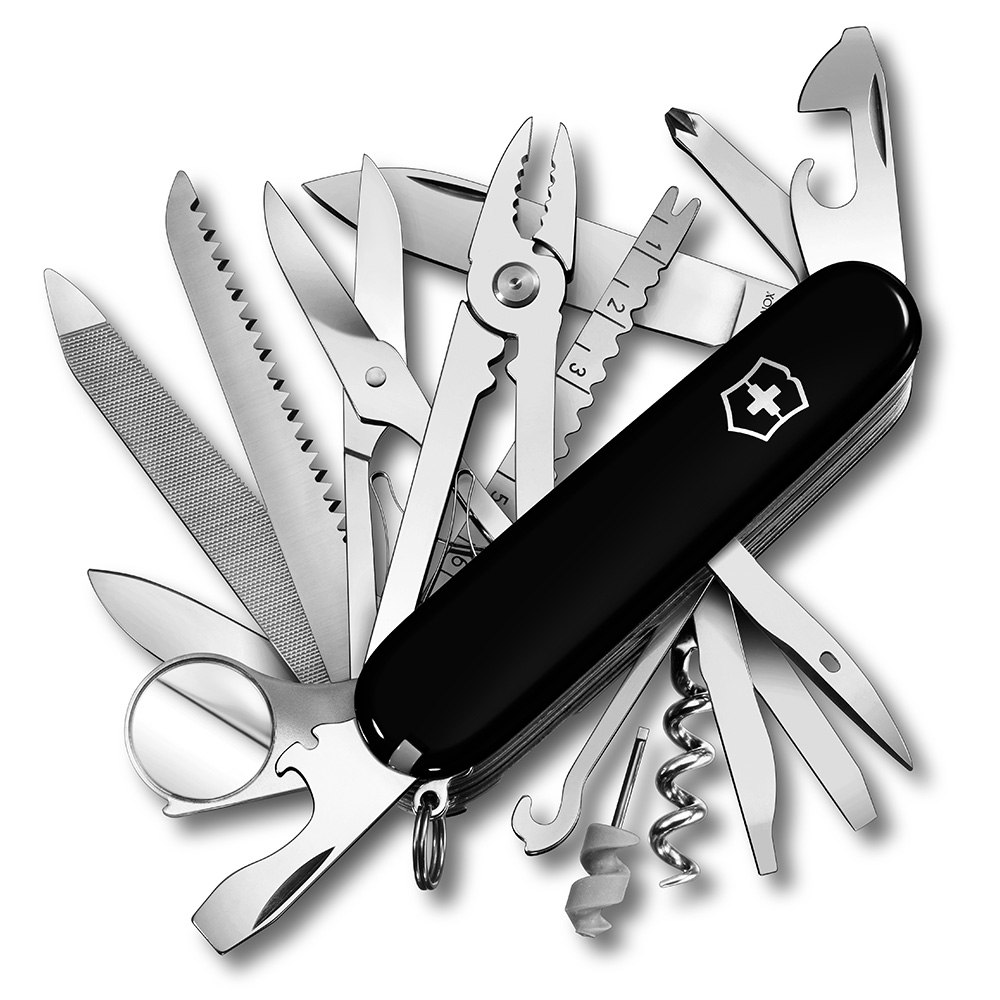 VICTORINOX 瑞士維氏 33用冠軍瑞士刀-黑