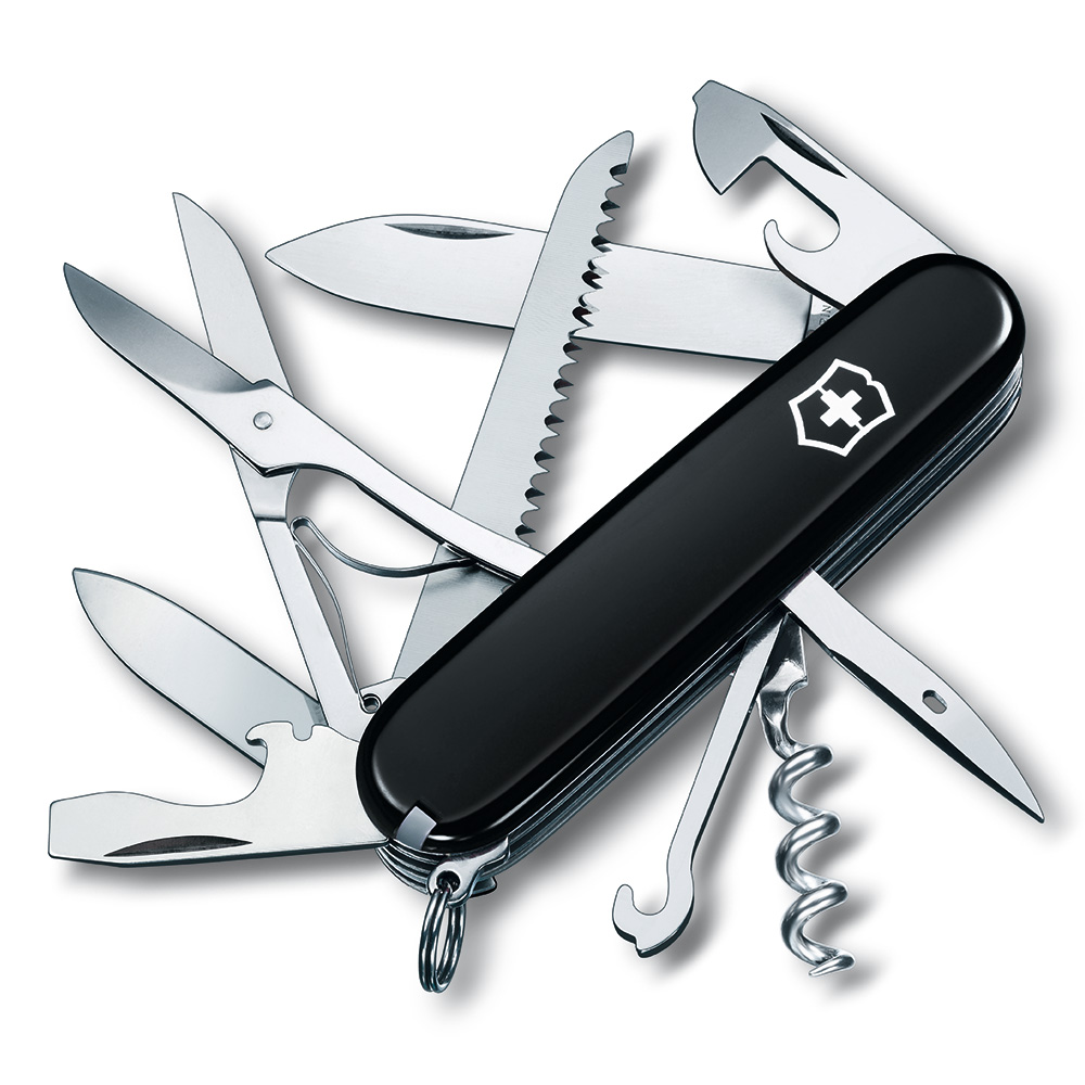 VICTORINOX 瑞士維氏 狩獵者15用瑞士刀-黑 (13713.3)