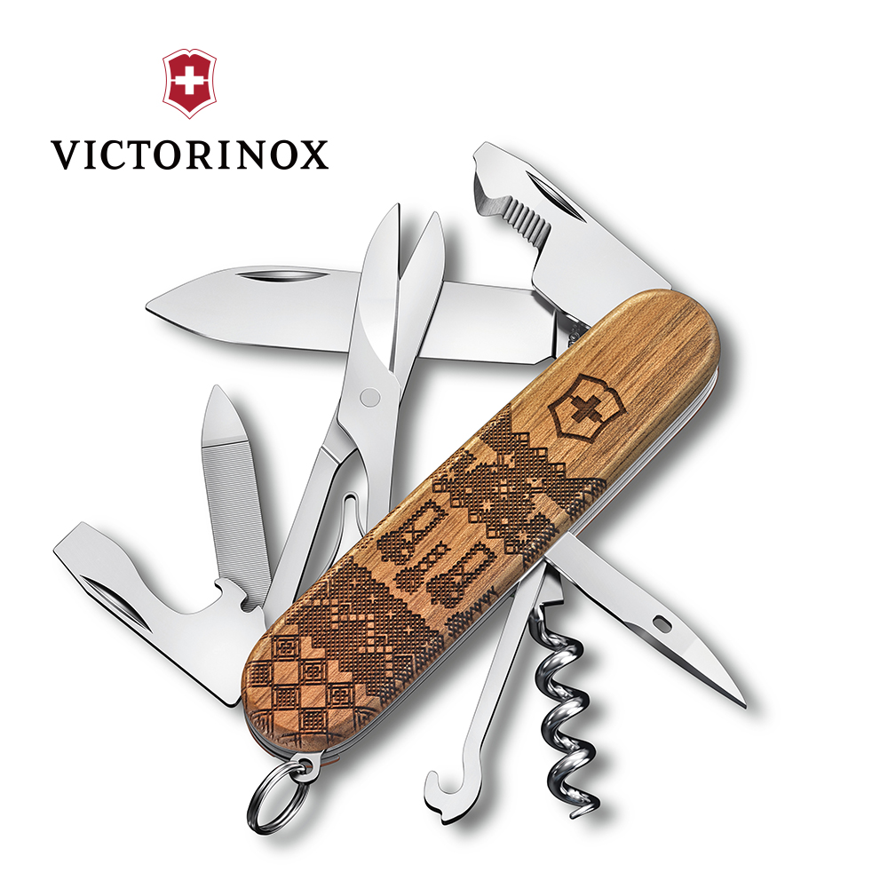 VICTORINOX 瑞士維氏13用2023年特別版瑞士精神瑞士刀(91mm) 胡桃木刀 - PChome 24h購物