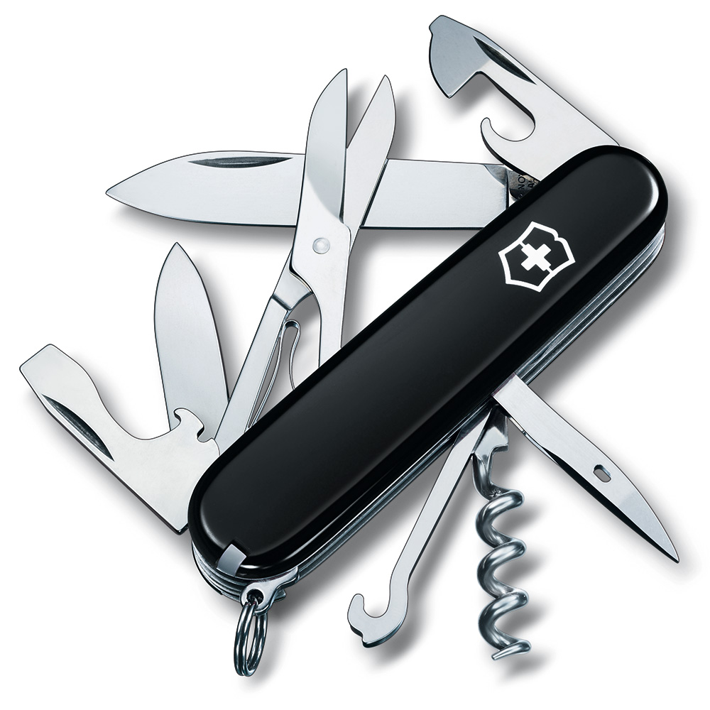 VICTORINOX 瑞士維氏 攀登者14用瑞士刀-黑 (13703.3)