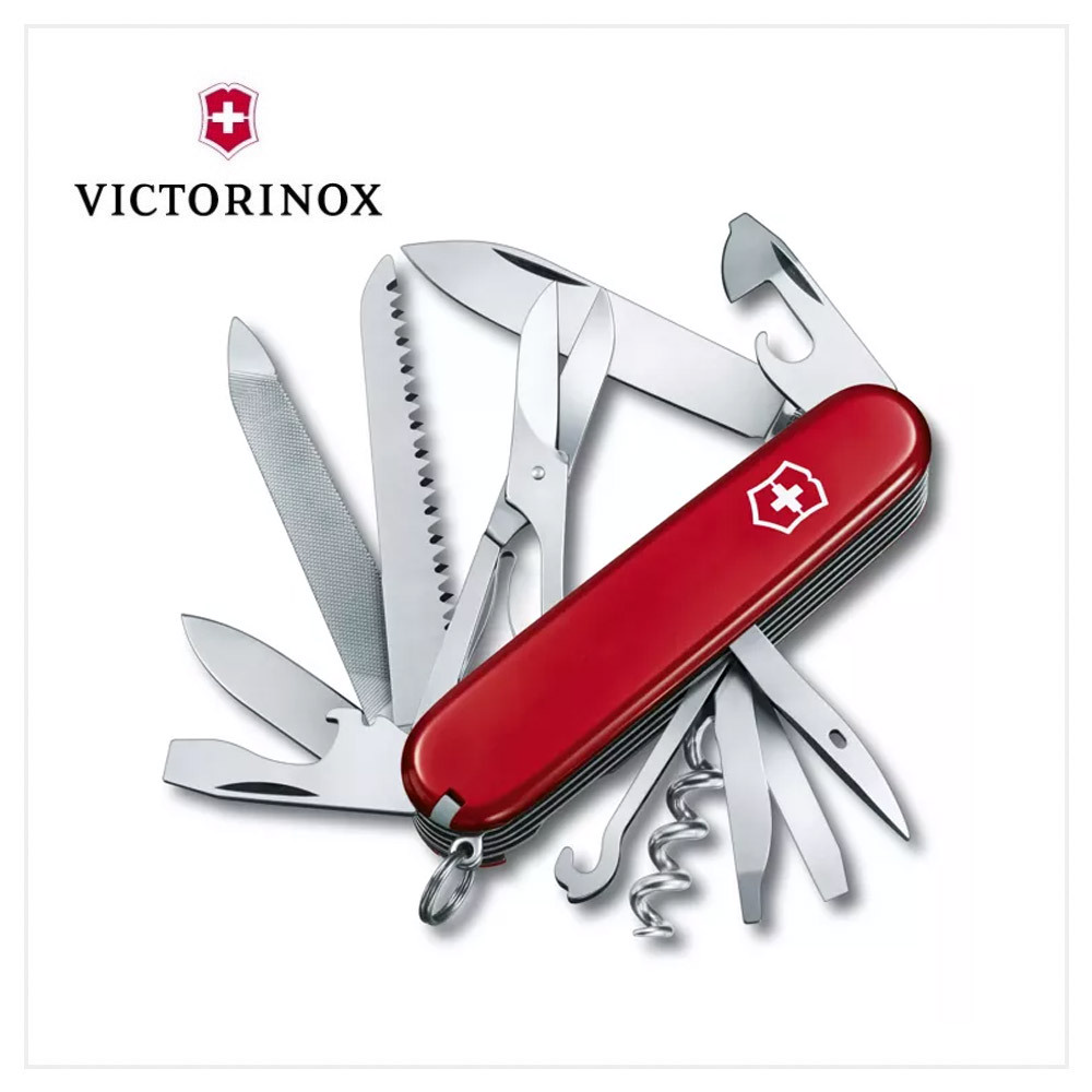 VICTORINOX 瑞士維氏 Ranger21用瑞士刀 91mm/紅 1.3763