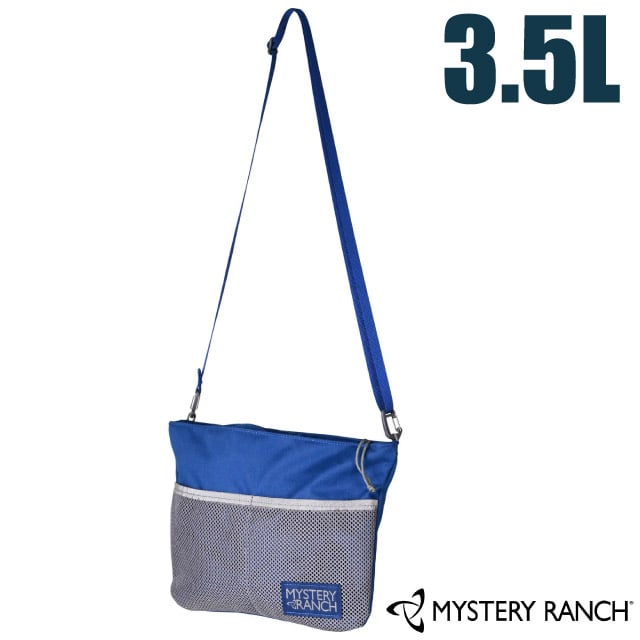 STREET MARKET 日用肩背包3.5L.斜背隨身包.側背包.護照零錢證件包/多個口袋.耐磨布料/61313 靛藍
