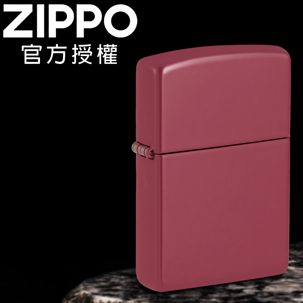 Zippo 【官方授權店】Classic Brick 紅磚色亮漆(素面)防風打火機