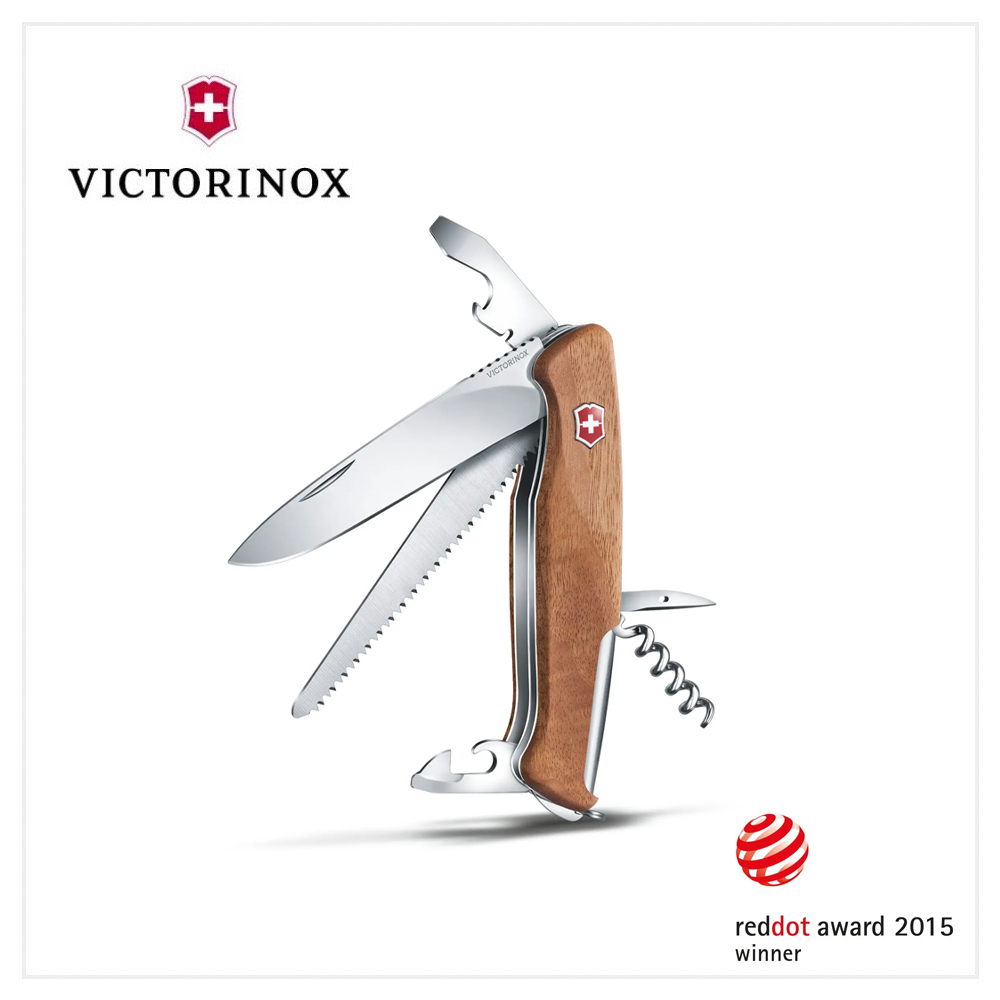 VICTORINOX 瑞士維氏 瑞士刀 Ranger Wood 55 130mm / 0.9561.63