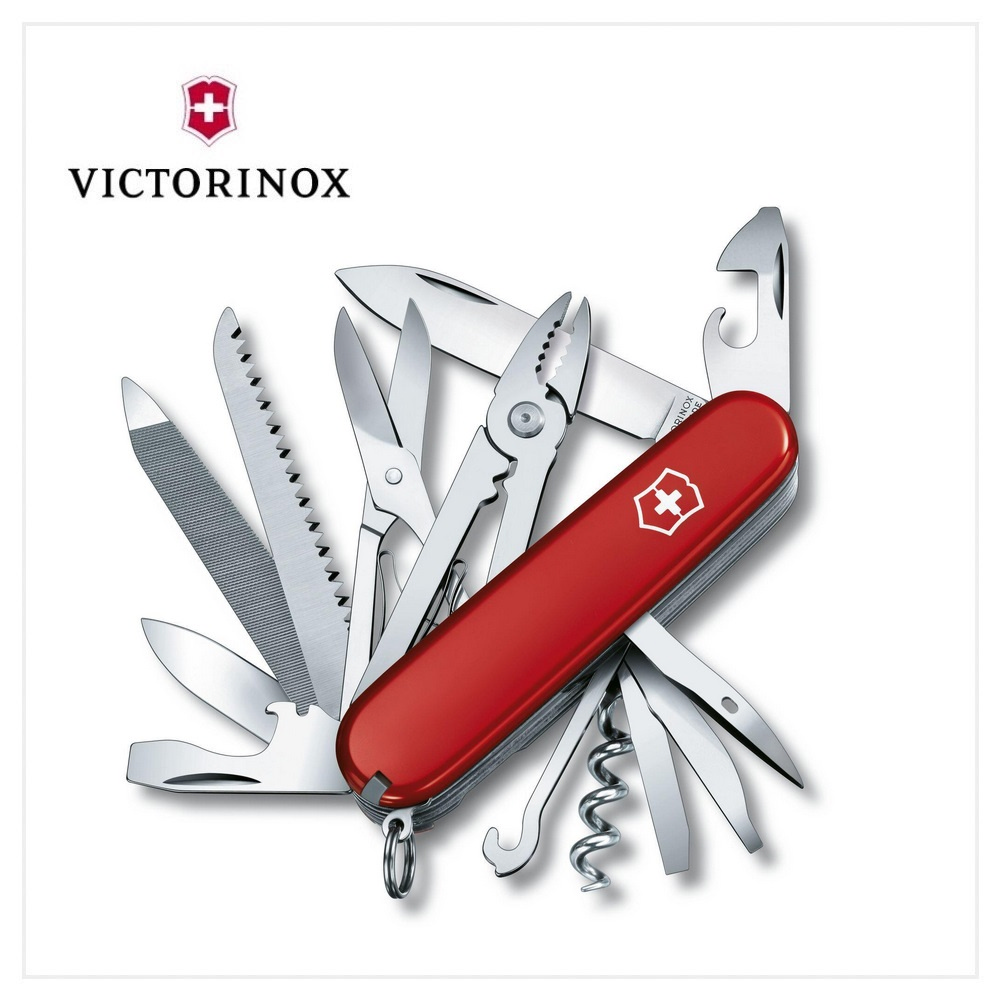 VICTORINOX 瑞士維氏 瑞士 瑞士刀 中型袋裝刀 / 紅 1.3773