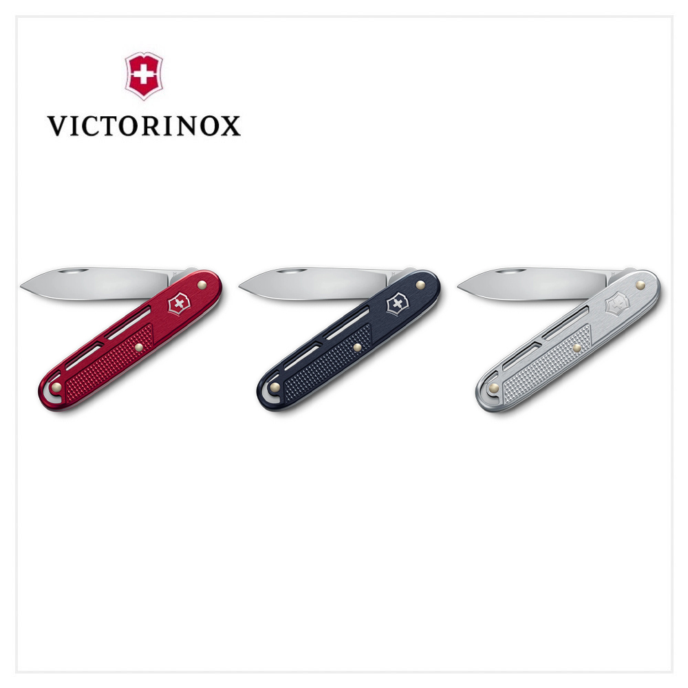 VICTORINOX 瑞士維氏 瑞士刀 Onefold Alox 單刀摺疊含便攜夾 2用 93mm 0.8006.20/0.8006.22/0.8006.26