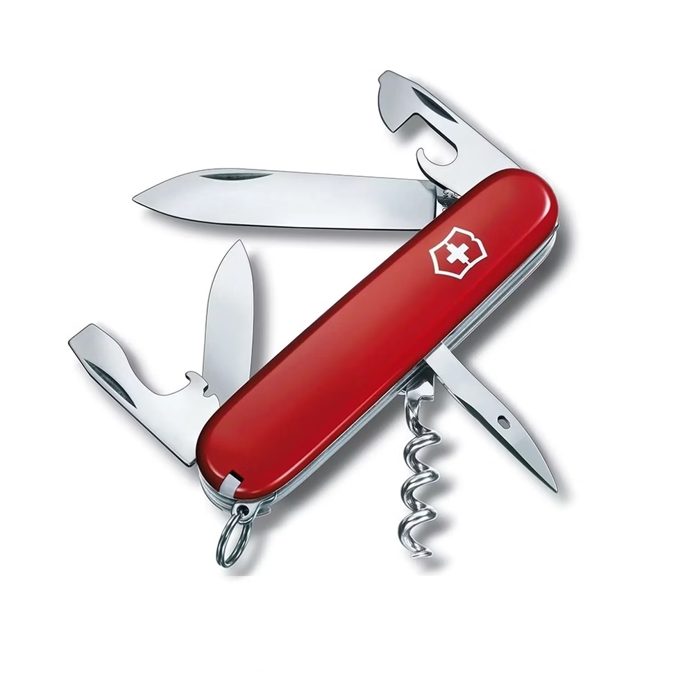 VICTORINOX 瑞士維氏 VICTORINOX 瑞士維氏 瑞士刀 Spartan 12用 91mm 紅 1.3603