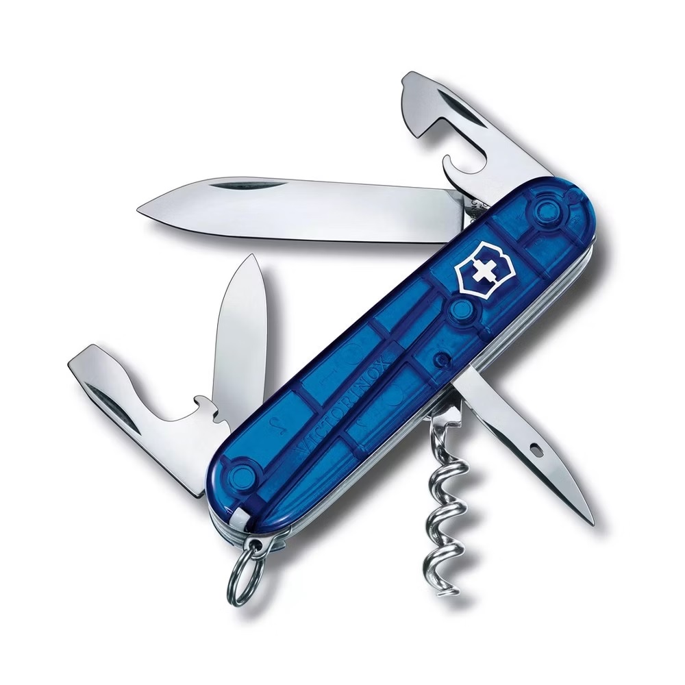 VICTORINOX 瑞士維氏 VICTORINOX 瑞士維氏 瑞士刀 12用 91mm 透藍 1.3603.T2