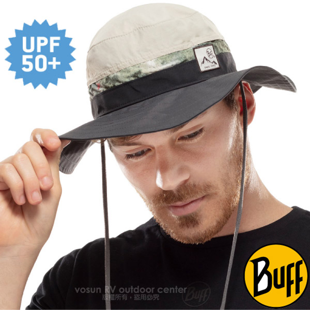 BUFF 【西班牙 】高防曬 Booney Hat 抗UV可收納圓盤帽.中盤帽.遮陽帽.休閒帽/125344 高嶺雪斑