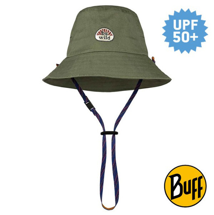 BUFF 高防曬 Booney Hat 抗UV兒童圓盤帽(輕量快乾.可折疊收納.UPF 50+)中盤帽.防曬/BF133698-809 森林綠