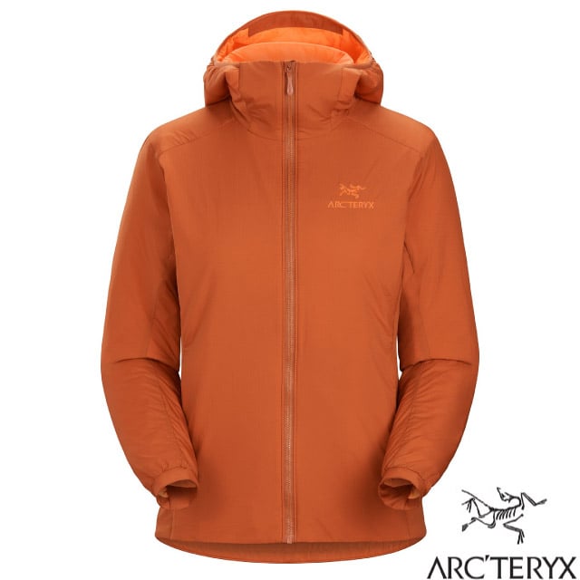 Arcteryx 始祖鳥女Atom 防潑保暖透氣化纖連帽外套.夾克
