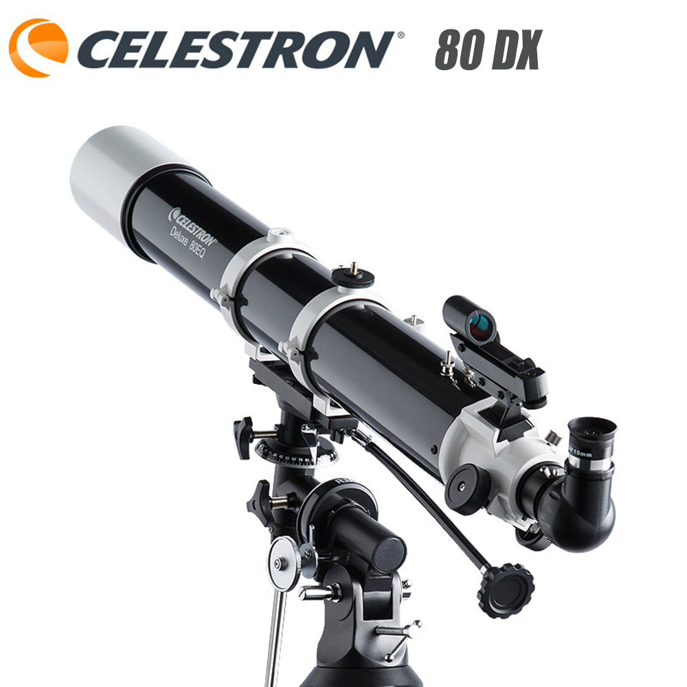 CELESTRON 星特朗 80DX 折射式天文望遠鏡 升級版 D80mm/F900mm  (專業觀星 天文 星空 )
