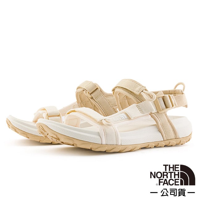 【The North Face】女 Explore Camp 機能抗菌水陸兩用涼鞋/8ADR-TOB 米白 N