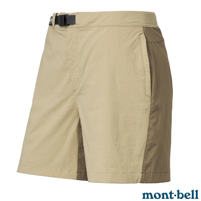 女 CANYON SHORTS 輕量 彈性透氣快乾短褲.登山健行褲.休閒運動褲/輕盈.彈性拉伸/1105740 TN 黃褐