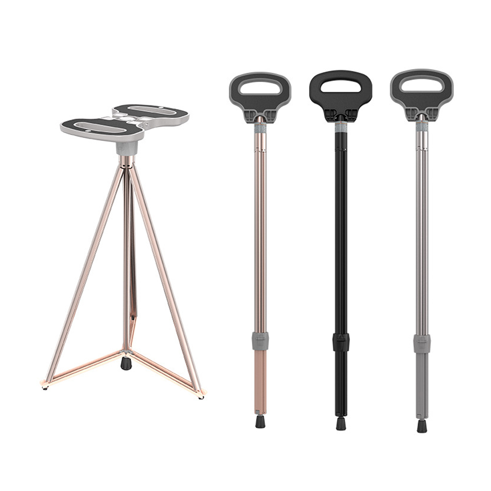 索樂生活 座椅手杖.折疊柺杖椅 柺杖凳 老人手杖 摺疊步行凳 柺杖椅凳