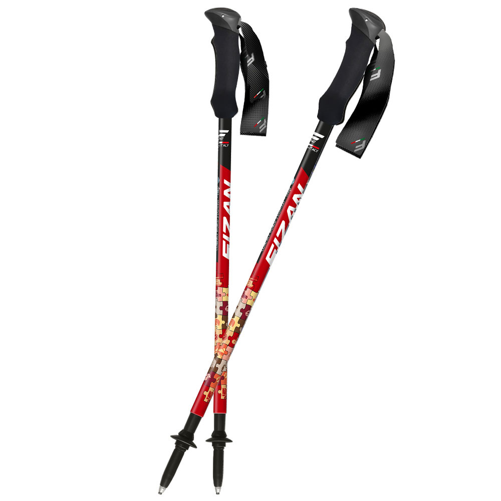 FZ FORZA 超輕三節式健行登山杖2入特惠組 山林探險