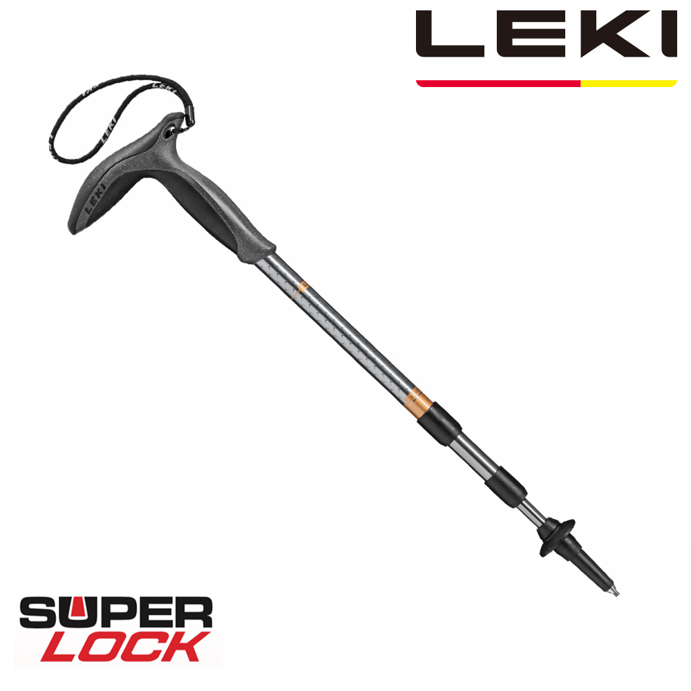 LEKI Super MICRO T字把長輩用健走杖 含原廠橡膠頭 65320801 (單支)