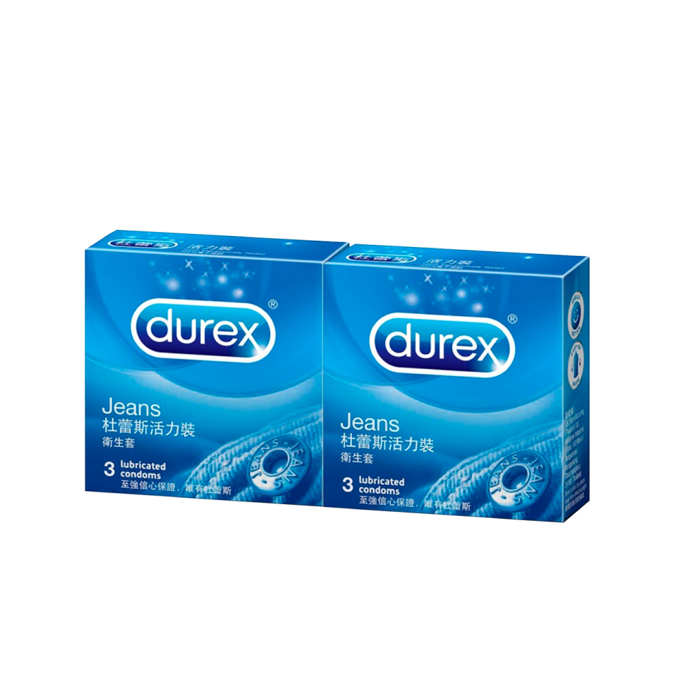 Durex 杜蕾斯 活力裝衛生套3入x2盒(共6入)