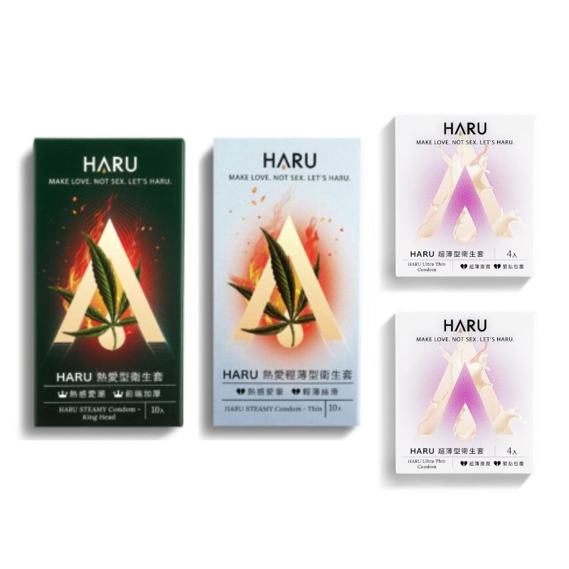 HARU 熱愛型/熱愛輕薄型28入保險套組