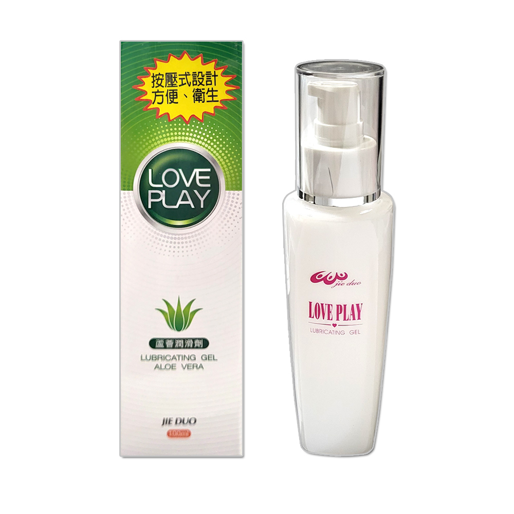 【JIE DUO婕朵】LOVE PLAY 蘆薈水性潤滑劑(100mlX3入組)-潤滑液