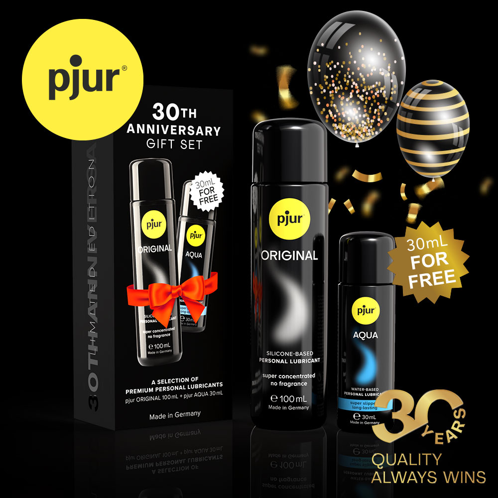 Pjur 30週年ORIGINAL禮盒：ORIGINAL矽性100ml+AQUA水性30ml