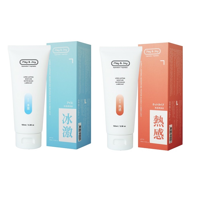 PLAY&JOY 冰火2入組 水溶性潤滑液 100ml -冰激+熱感