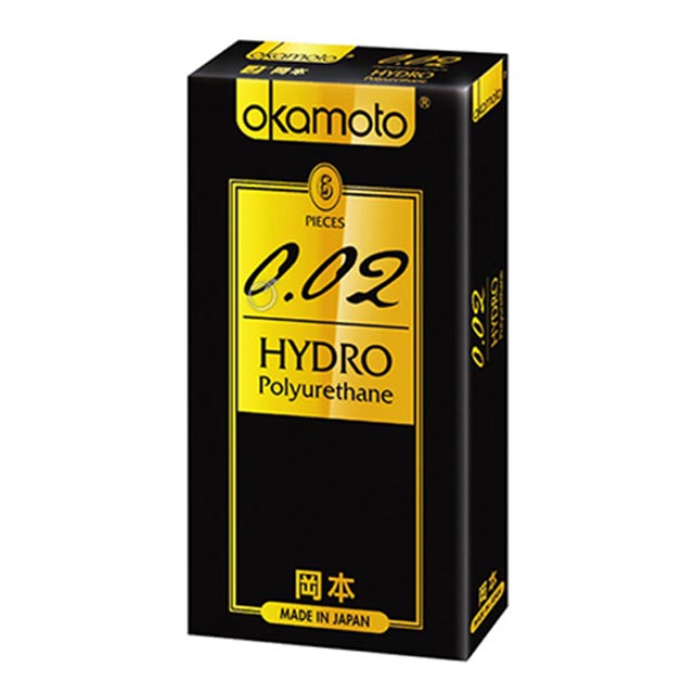 okamoto 岡本 002-HYDRO 水感勁薄保險套(6入裝)*3
