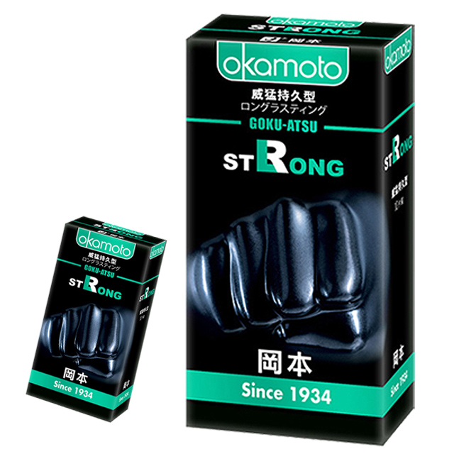 okamoto 岡本 OK Strong威猛持久型保險套 10入*8