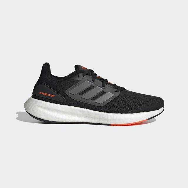 Pureboost 22 [HQ7211] 男女 慢跑鞋 運動 路跑 避震 彈力 網布 透氣  黑橘