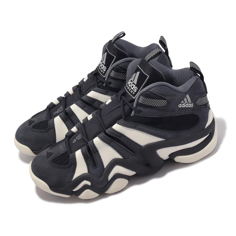 adidas 愛迪達籃球鞋Crazy 8 男鞋黑白Kobe Bryant 小飛俠經典復刻抗扭 