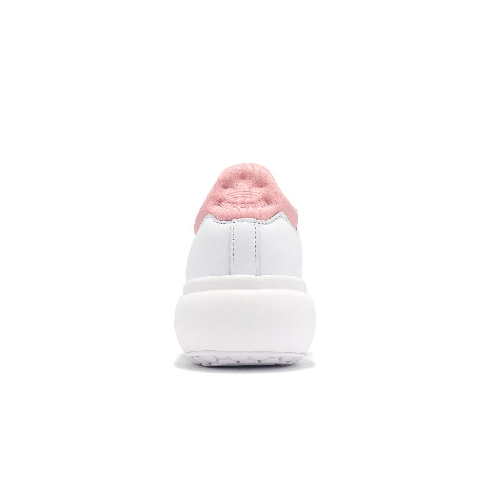 adidas 愛迪達休閒鞋Stan Smith PF W 女鞋白粉厚底增高史密斯小
