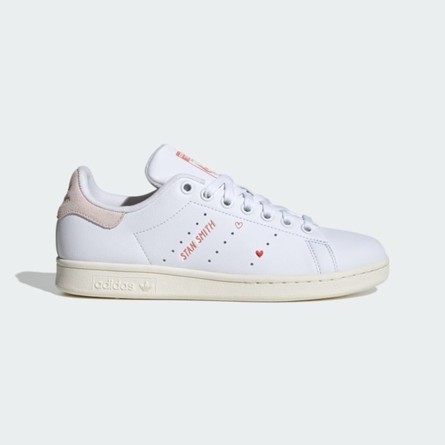 Adidas Stan Smith W [ IG8482] 女 休閒鞋 經典 復古 史密斯 情人節 穿搭 舒適 白粉紅 - PChome 24h購物