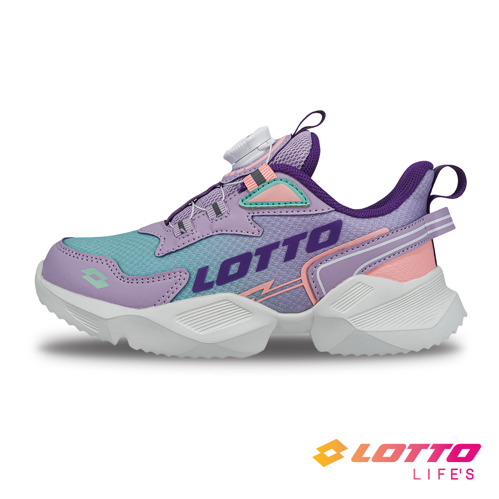 LOTTO 樂得 義大利 童鞋 METEOR RIDE 輕量跑鞋(薰衣紫)