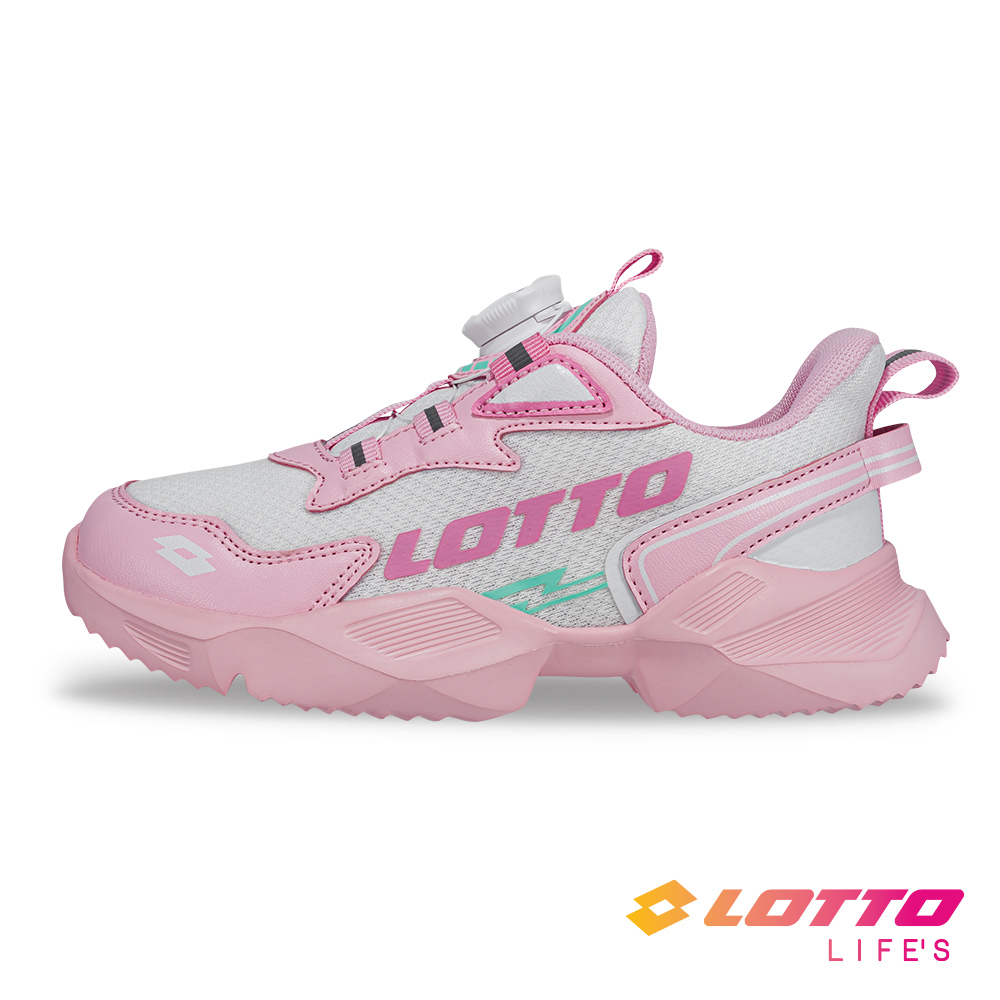 LOTTO 樂得 義大利 童鞋 METEOR RIDE 輕量跑鞋(粉)