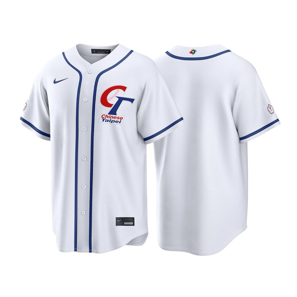 NIKE 耐吉 Chinese Taipei 經典球衣 白 RE26-0GZ1-WBF-UFA